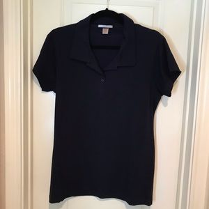 NWOT Rosio USA Navy Polo Shirt